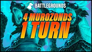 4 Murozond, 1 Turn Creates One of the Greatest Highrolls Ever | Dogdog Hearthstone Battlegrounds