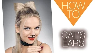 CAT EARS | HALLOWEEN | HOW TO HAIR TUTORIAL
