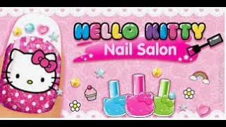 Hello kitty nail salon | best nail makeover #kittycats #nailmakeovergames