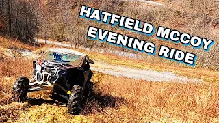 CAN AM X3'S OUT FOR AN EVENING RIP | HATFIELD MCCOY | POCAHONTAS AND INDIAN RIDGE