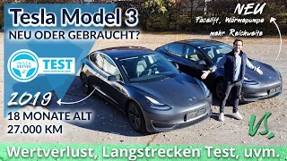 Tesla Model 3 | Neu oder Gebraucht (Langstrecken-Vergleich, Facelift, Wärmepumpe, uvm.)