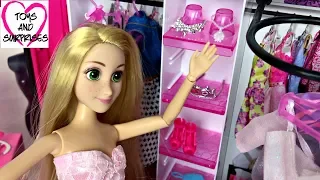 Barbie Rapunzel Pink Bedroom  Cinderella  🤗Bedroom Morning Routine Pink Bedroom💖