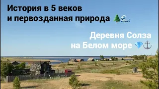 Деревня Солза на море в Архангельской области. Красота природы в 40 минутах от города Северодвинск