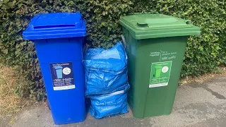 Sorting Recycling & Putting the Bins out (GoPro) (2)