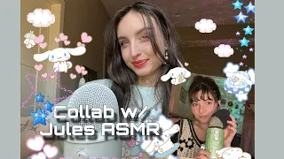 UNPREDICTABLE ASMR Fast Aggressive Mic Triggers, Mouth Sounds, & Hand Sounds collab w/ @JulesAsmr8