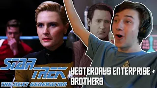 The BEST episode?? STAR TREK TNG Yesterdays Enterprise + Brothers REACTION - FIRST TIME WATCHING!!