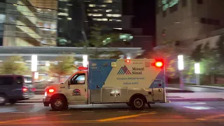 NYC EMS Ambulance with European Hi-Lo Siren