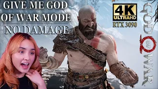 GORGEOUS!  | Give Me God of War Mode No Damage | 4K60 Ultra+ RTX 3090 God of War PC