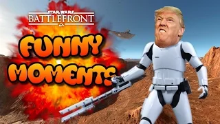 Star Wars Battlefront FUNTAGE (Funny Moments Montage) #15 - Donald Trump