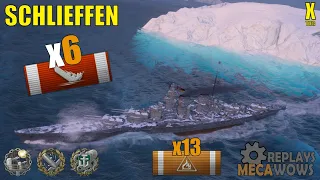 Schlieffen 6 Kills & 204k Damage | World of Warships Gameplay