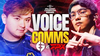 This Sova Doesn't Miss || VCT Champions Voice Comms vs FPX