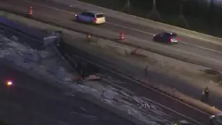 Overturned semi closes I-4 east