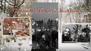 Eng) 북유럽에서 보내는 낭만적인 크리스마스♥️ 외국친구들과 스톡홀름 크리스마스 마켓🎄 Christmas market in Stockholm