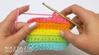 How to CROCHET for BEGINNERS - RIGHT HAND Video by Naztazia