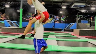 WWE MOVES AT THE TRAMPOLINE PARK 3