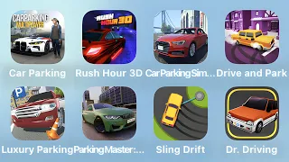 Car Parking, Rush Hour 3D, Car Parking Simulator, Drive and Park and More Car Games iPad Gameplay