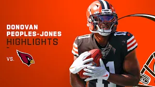 Every Catch from Donovan Peoples-Jones' 2-TD Game vs. Cardinals | NFL 2021 Highlights