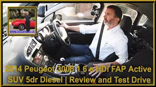 2014 Peugeot 3008 1 6 e HDi FAP Active SUV 5dr Diesel | Review and Test Drive