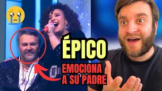 LUCERO MIJARES CANTA "MI HOGAR" Y CONMUEVE A SU PADRE | ¡VAYA FINAL! Juego de Voces | Reacción