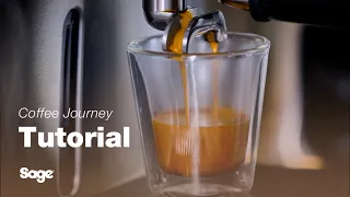 Coffee Tutorials | Dialing in for the ultimate espresso | Sage Appliances UK