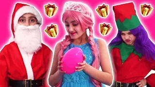 Christmas Compilation 🎅 Gifts, Magic, Challenges & More - Princesses In Real Life | Kiddyzuzaa