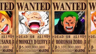 ¡Las BRUTALES NUEVAS RECOMPENSAS de los MUGIWARAS después de EGG HEAD! - One Piece