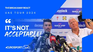 Patrick Lefevere's public scolding of Alaphilippe 'not acceptable' | The Breakaway React 🎥