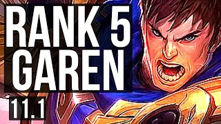 GAREN vs LEE SIN (TOP) | Rank 5 Garen, 10/2/12, 300+ games, 800K mastery | BR Grandmaster | v11.1