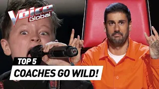 Coaches GO WILD for these amazing talents in The Voice Kids