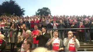 Leigh fans after the game against Leeds 6/6/14