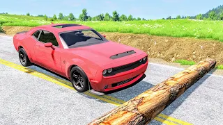 Cars vs Fallen Tree #2 – BeamNG Drive | CrashBoomPunk