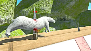 DIFFICULT SPIKE TRAP BRIDGE - Animal Revolt Battle Simulator #arbs