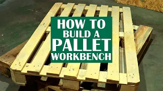 How to make a DIY workbench with pallets / Amazing Woodworking Projects From Old Pallets