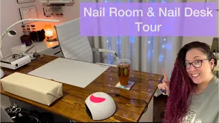 Updated Nail Desk Tour & Organizational Tips