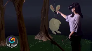 Painting in Virtual Reality, Google Tilt Brush - HTC Vive | Dinda Wardhanie