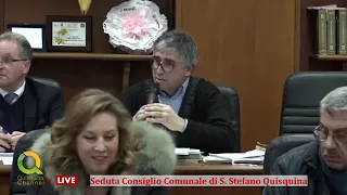 Seduta del Consiglio Comunale di S. Stefano Quisquina del 31/01/2020