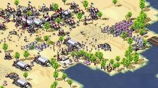 Red Alert 2 Extra Hard AI  7v1  Allied  VS  Great Britain Command & Conquer Yuri's Revenge