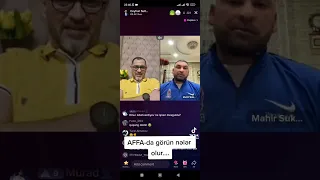 Görün, Mahir Şükürov AFFA-dan nələr danışır...