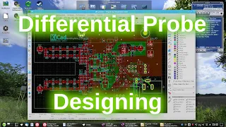 Дифференциальный пробник. "Эпизод 2". (Проектирование печатной платы в KiCad)