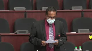 Government Member of Parliament, Hon. Seepaul Narine's Budget 2021 presentation.