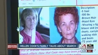 Family of Hellen Cook mourn after body is found