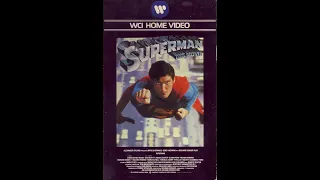 Opening/Closing to Superman The Movie 1979 VHS