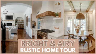 BRIGHT & AIRY RUSTIC HOME TOUR | Dreamy Cozy Well Designed Home | FARMHOUSE LIVING