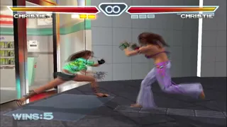 Tekken 4 1 player Christie Green VS 2 Player Christie Purple ko, 3 Rounds