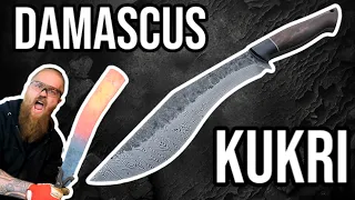 Forging a KUKRI | 100 Layers Damascus Knife | Martin Huber Knives