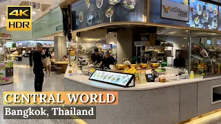 [BANGKOK] Central World "Food Court & Top Food Hall" | Thailand  [4K HDR Walking Tour]