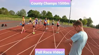 COUNTY CHAMPS - DAY 1! Oxfordshire County Championships 1500m Full Race Video!