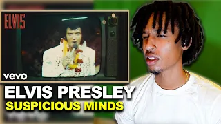 SUSPICIOUS MINDS - Elvis Presley (FIRST TIME REACTION)