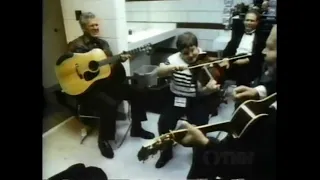 Doc Watson and Michael Cleveland Meet For the First Time - Bluegrass Music TV.