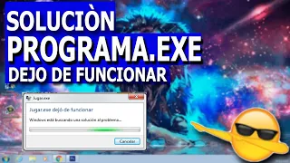 ✅ Como solucionar | PROGRAMA.EXE DEJO DE FUNCIONAR| varias maneras |2023 FUNCIONA 100%|